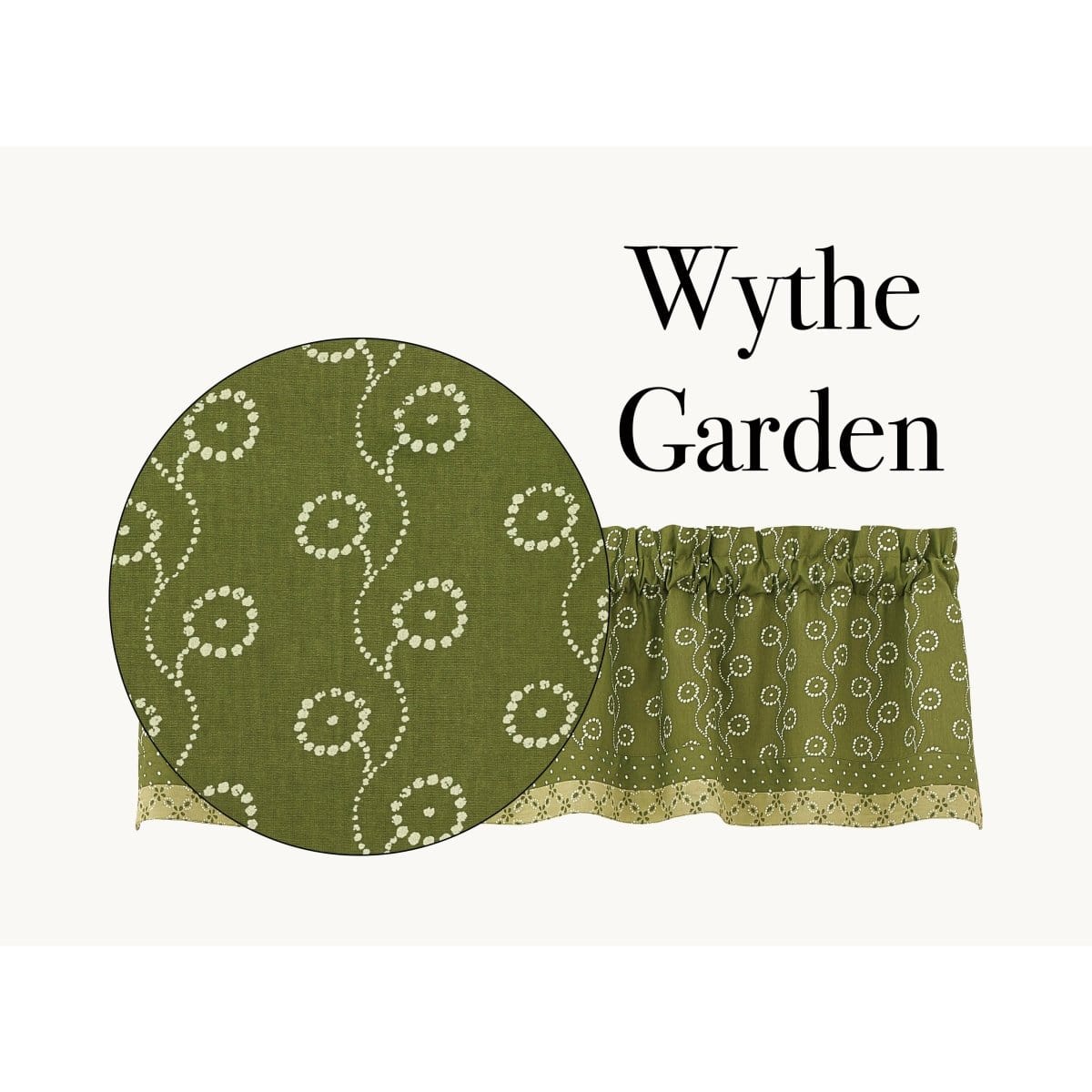 Wythe Garden Valance Lined-Park Designs-The Village Merchant