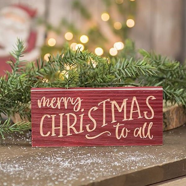 Christmas Signs & Blocks-The Village Merchant