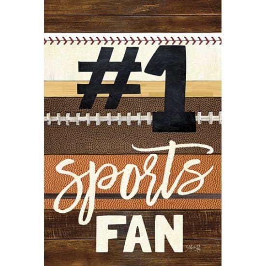 #1 Sports Fan By Marla Rae Art Print - 12 X 18-Penny Lane Publishing-The Village Merchant
