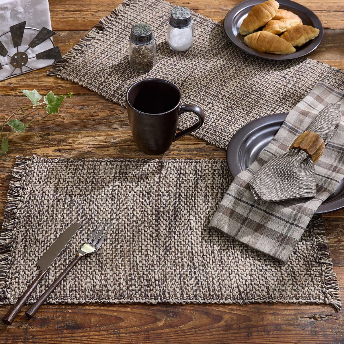 Basketweave Prairie Placemat Set of 2