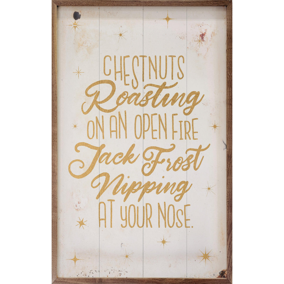 Jack Frost Printed and Framed Wall Sign