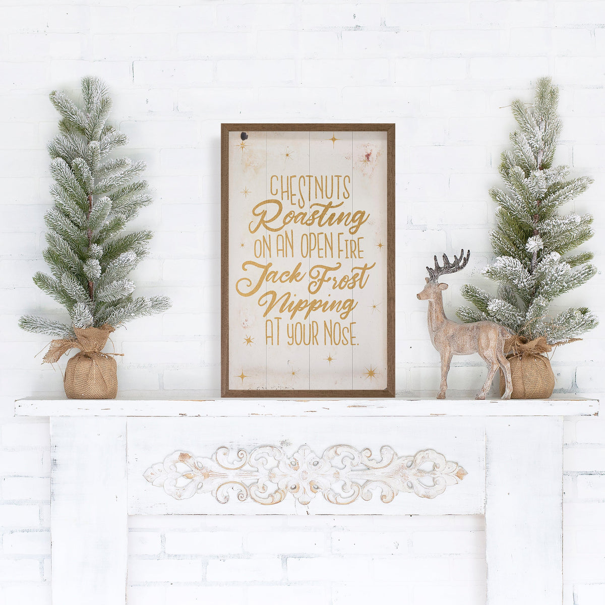 Jack Frost Printed and Framed Wall Sign
