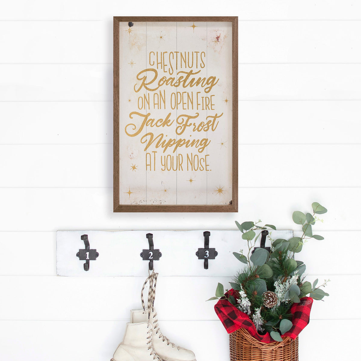 Jack Frost Printed and Framed Wall Sign