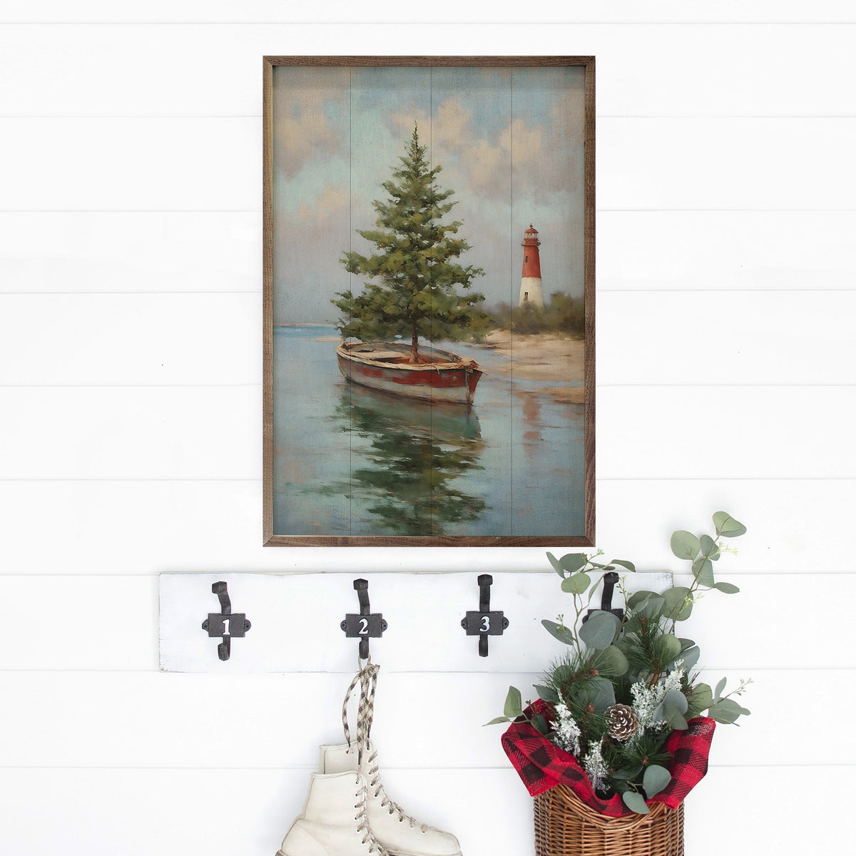 Sailing Tree Printed and Framed Wall Sign