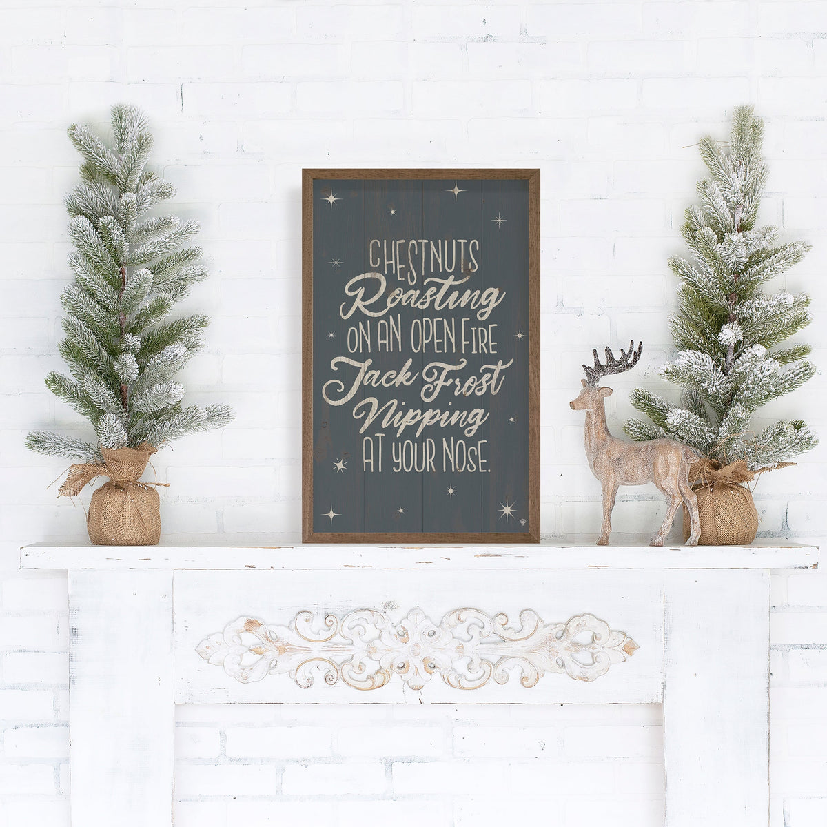 Jack Frost Printed and Framed Wall Sign