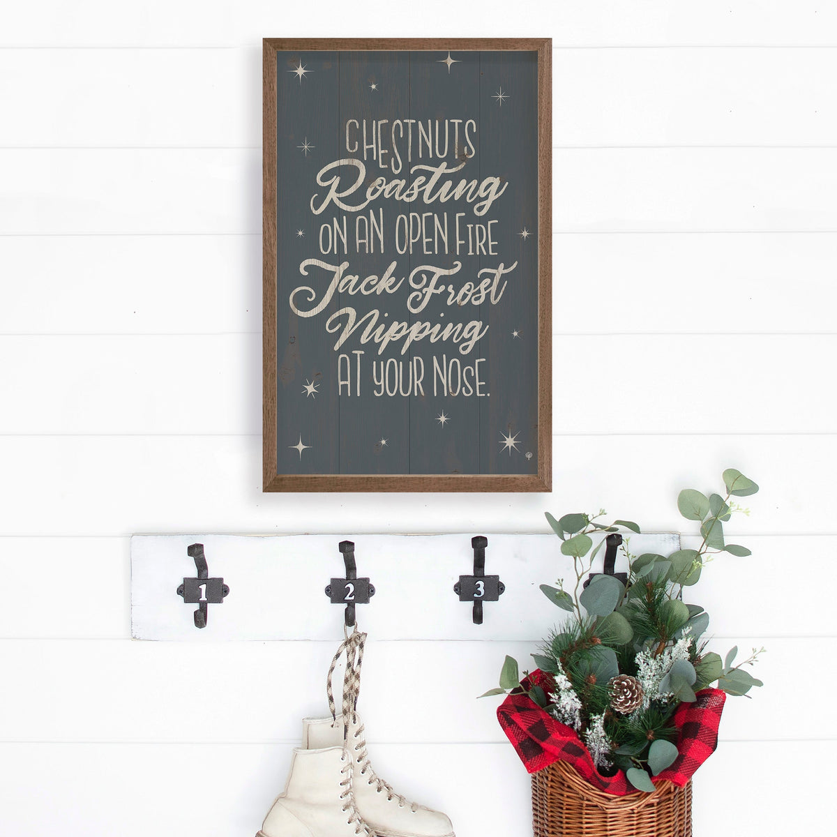 Jack Frost Printed and Framed Wall Sign