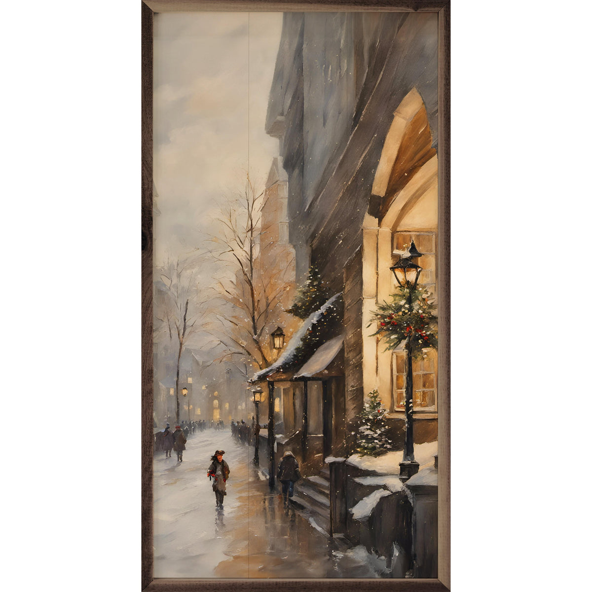 Christmas City Printed and Framed Wall Sign