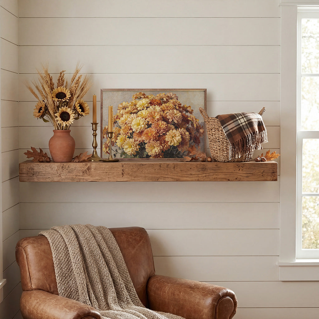 Autumn Mum Printed and Framed Wall Sign