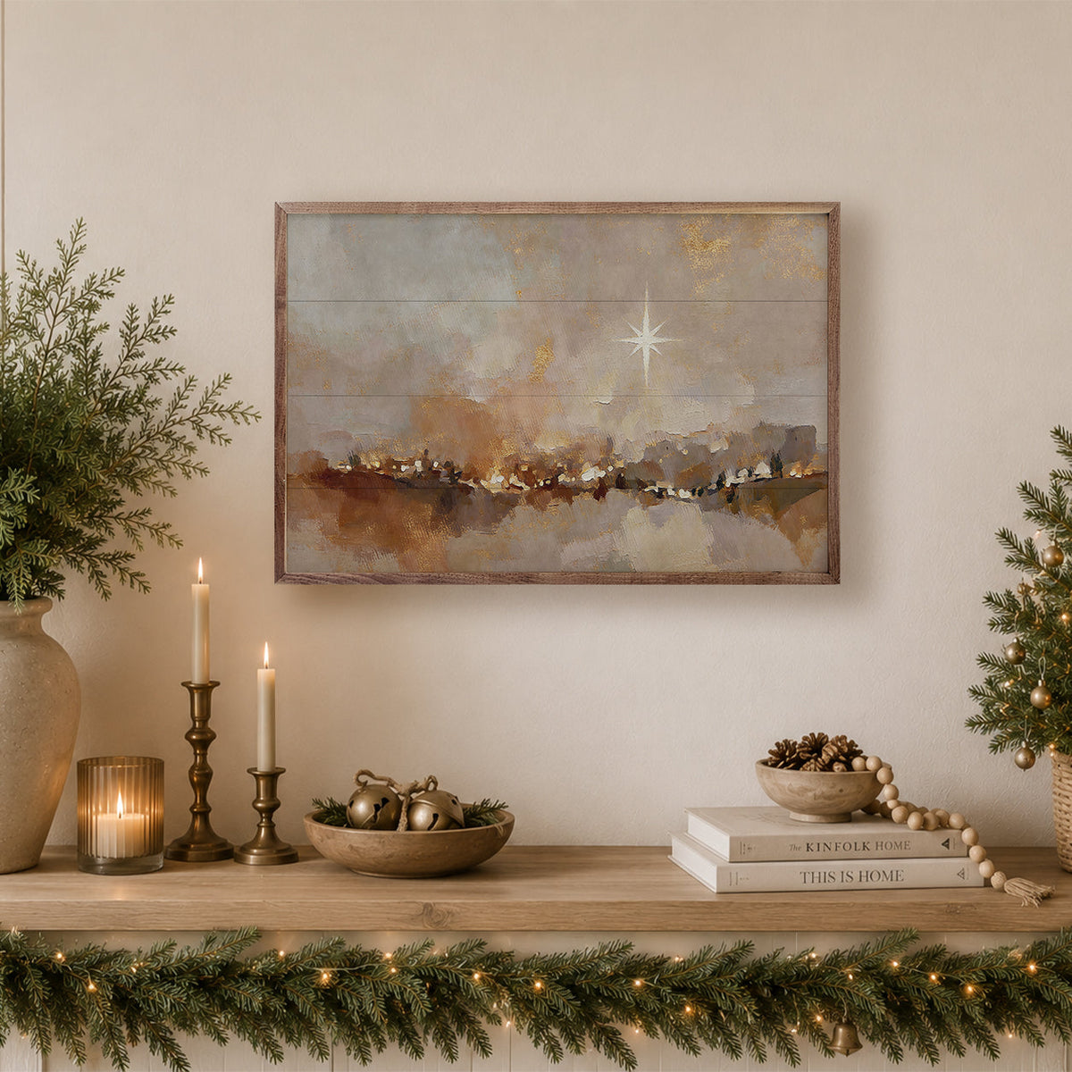 Bethlehem Printed and Framed Wall Sign