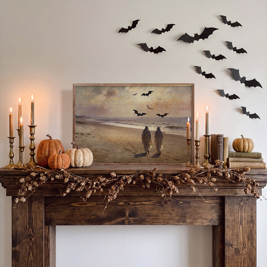 Ghosts On The Beach Printed and Framed Wall Sign