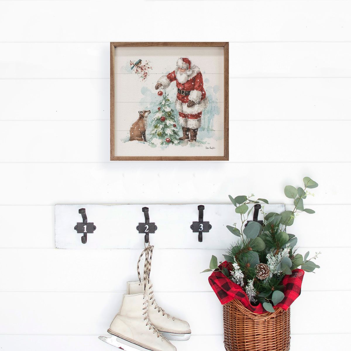 Magical Holidays V Santa By Lisa Audit Printed and Framed Wall Sign