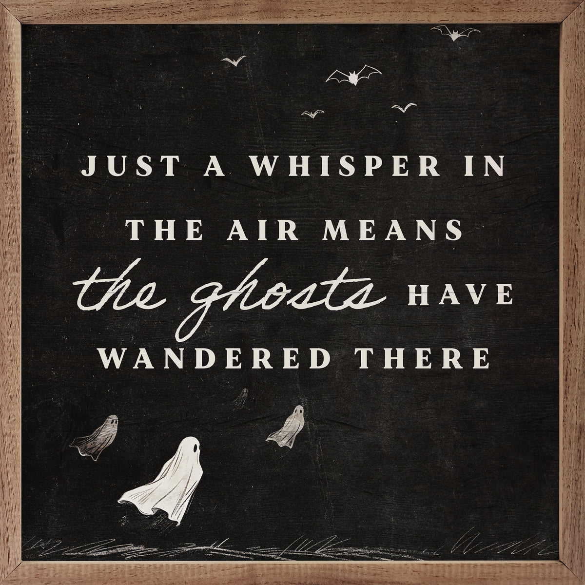 The Ghosts Printed and Framed Wall Sign
