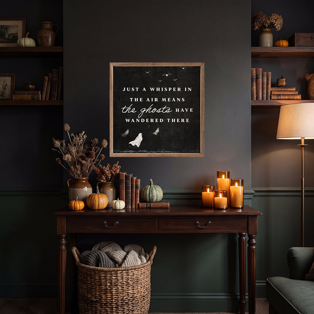 The Ghosts Printed and Framed Wall Sign
