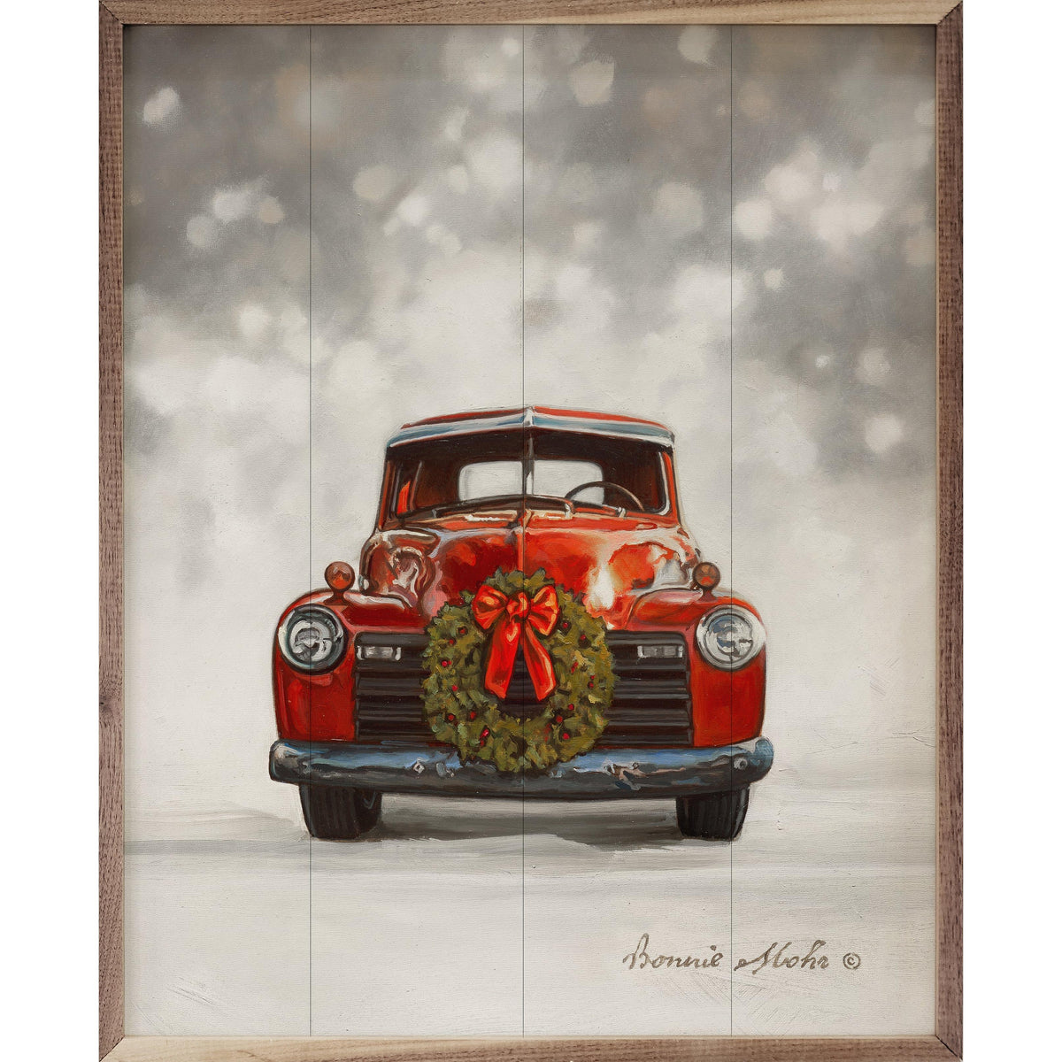 Dazzling Red By Bonnie Mohr Printed and Framed Wall Sign