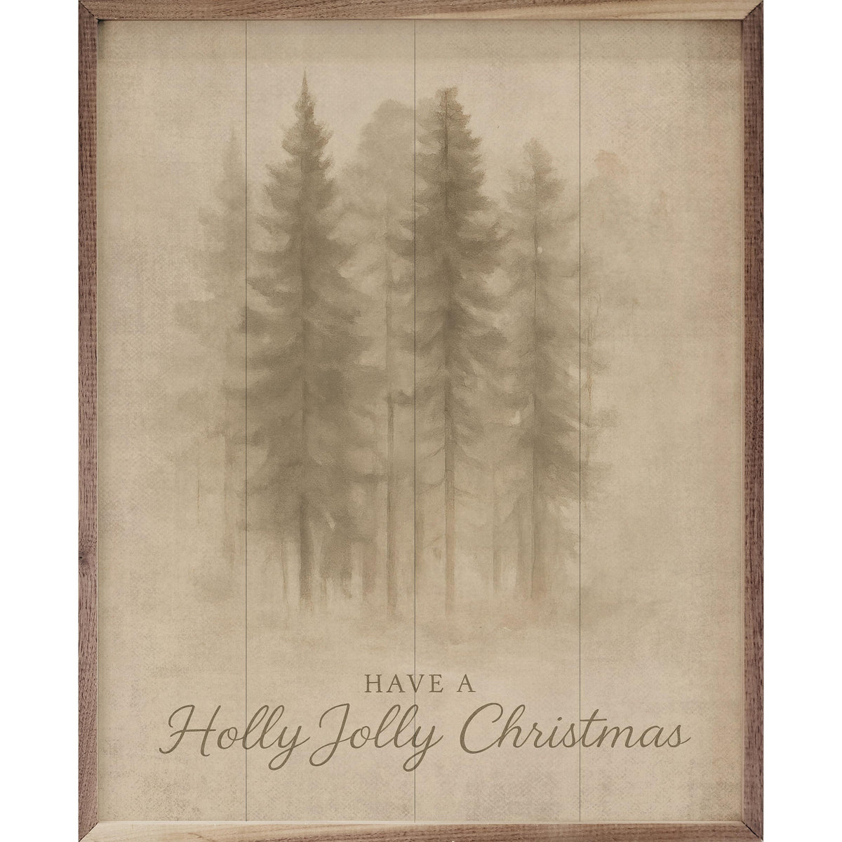 Have A Holly Jolly Christmas Printed and Framed Wall Sign