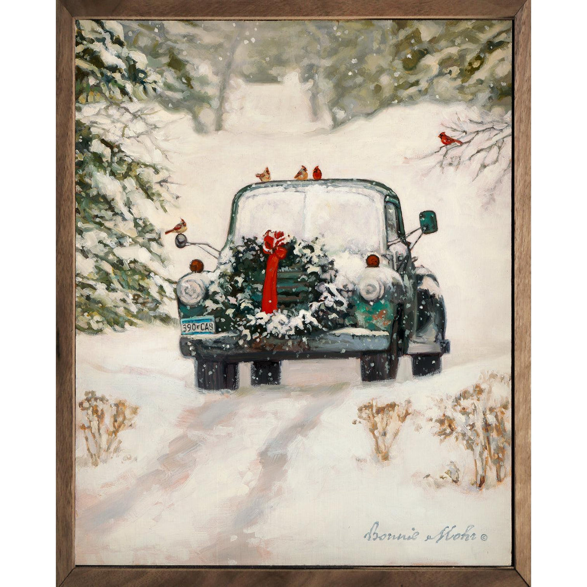 Winter Park By Bonnie Mohr Printed and Framed Wall Sign