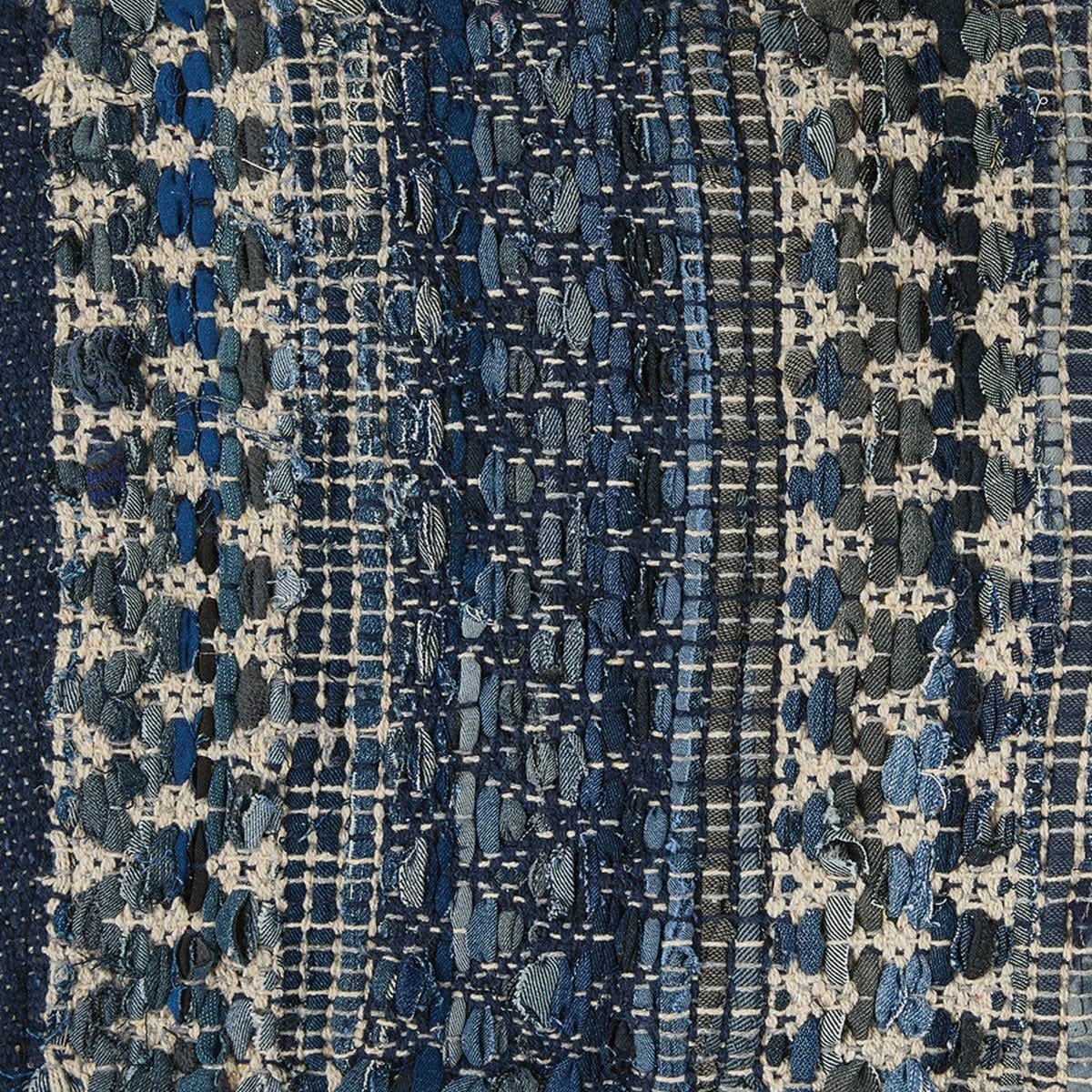 Dressed Up Denim Chindi Placemat Set of 2