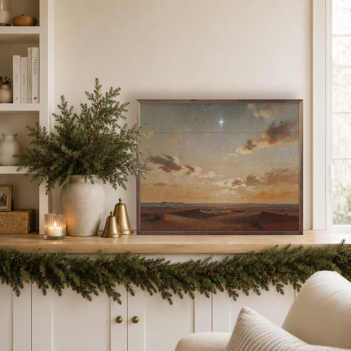 North Star Printed and Framed Wall Sign