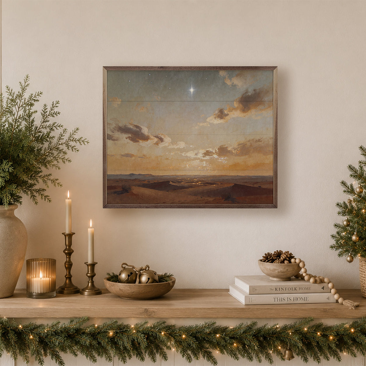 North Star Printed and Framed Wall Sign