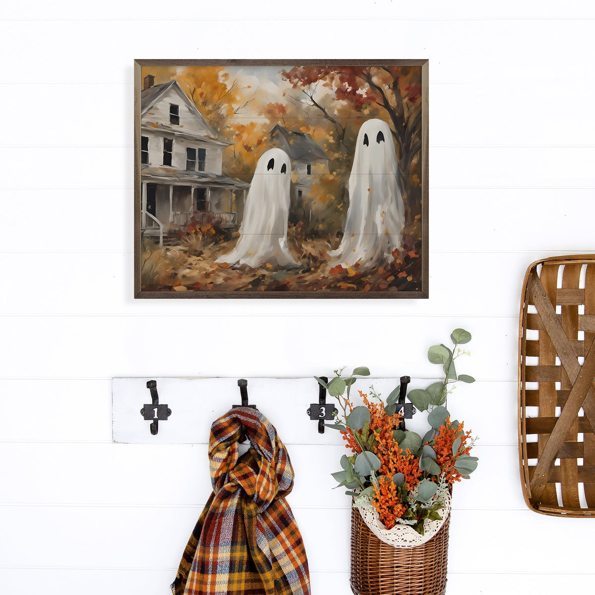 Two Ghost Companions Printed and Framed Wall Sign