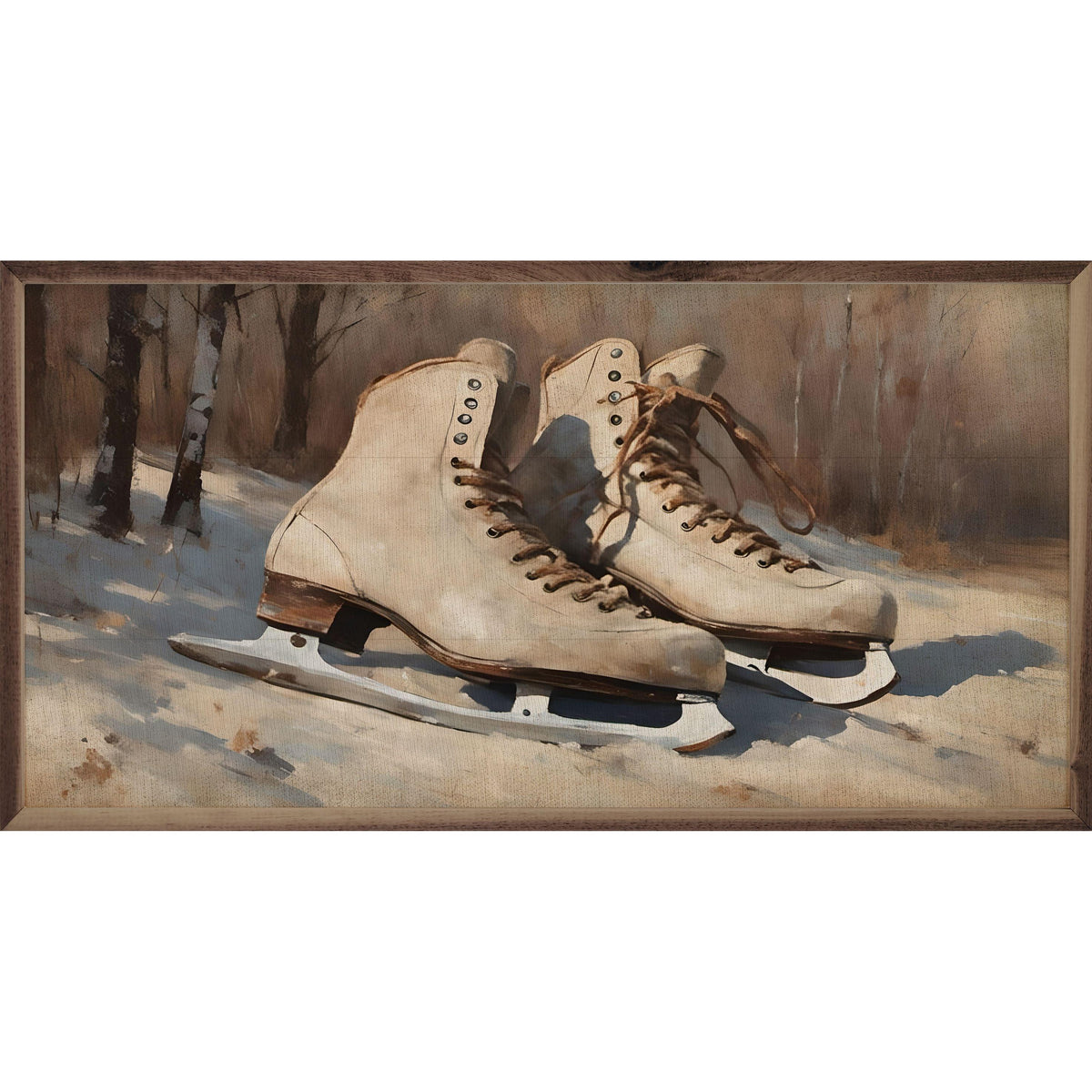 Skating Memories Printed and Framed Wall Sign