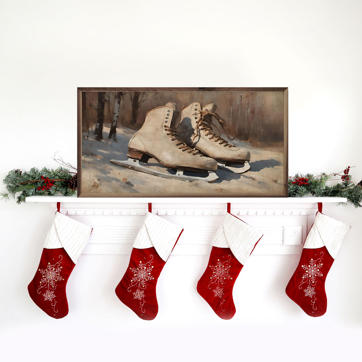 Skating Memories Printed and Framed Wall Sign