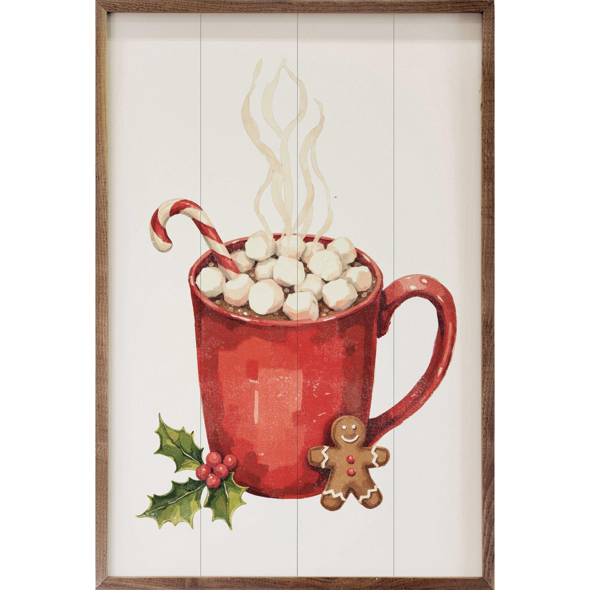 Christmas Hot Cocoa Printed and Framed Wall Sign