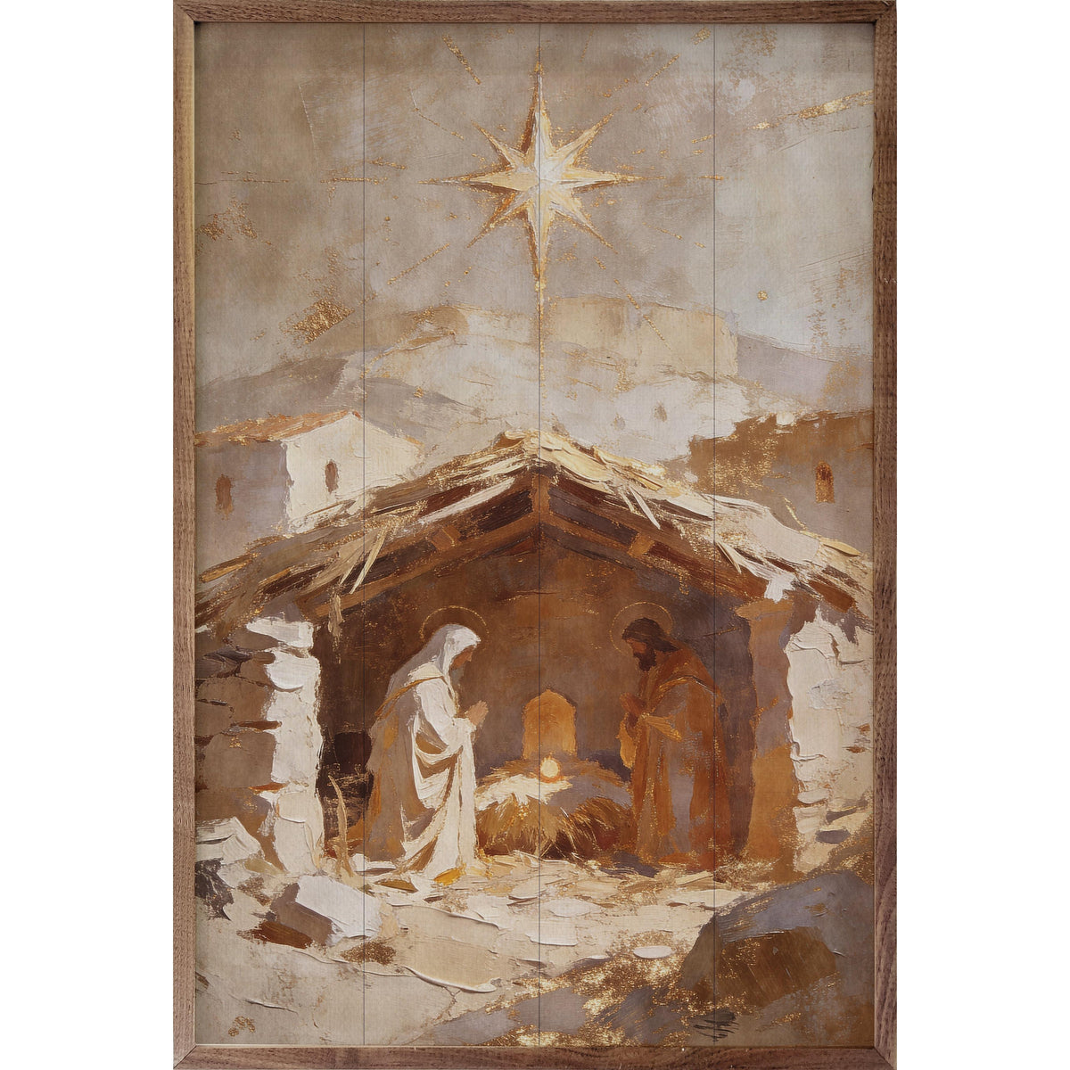 The Golden Manger Printed and Framed Wall Sign