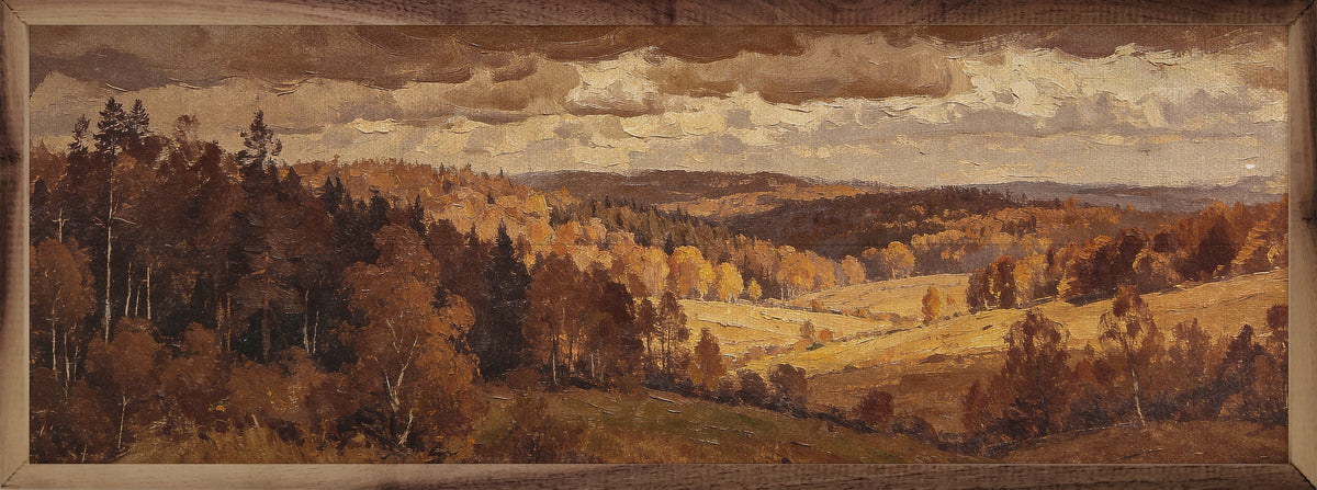 Above The Fall Woods Printed and Framed Wall Sign