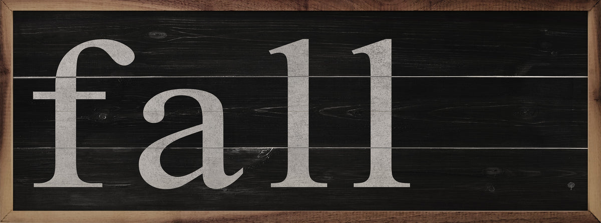 Fall Printed and Framed Wall Sign