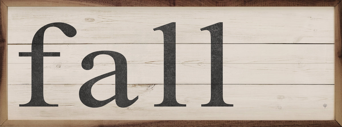 Fall Printed and Framed Wall Sign