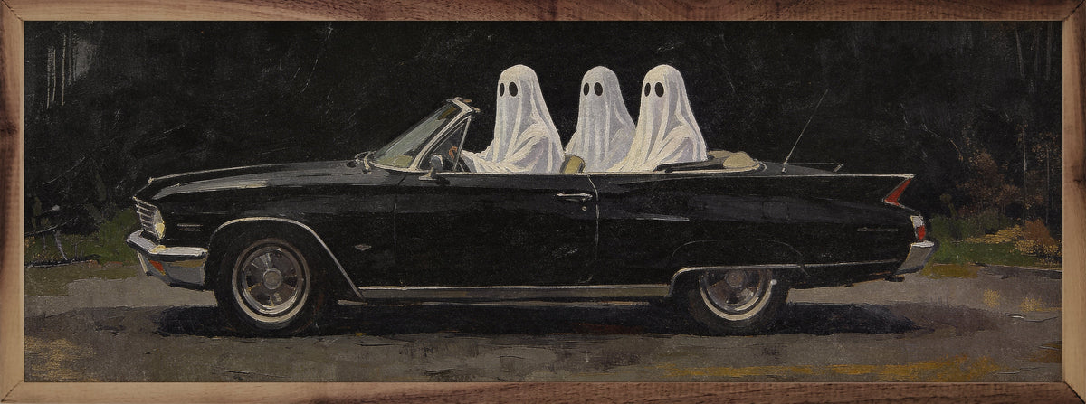 Ghosts On The Road Printed and Framed Wall Sign
