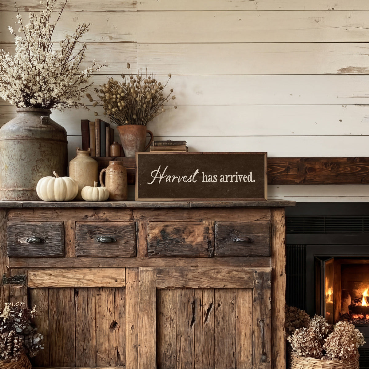 Harvest Has Arrived Printed and Framed Wall Sign