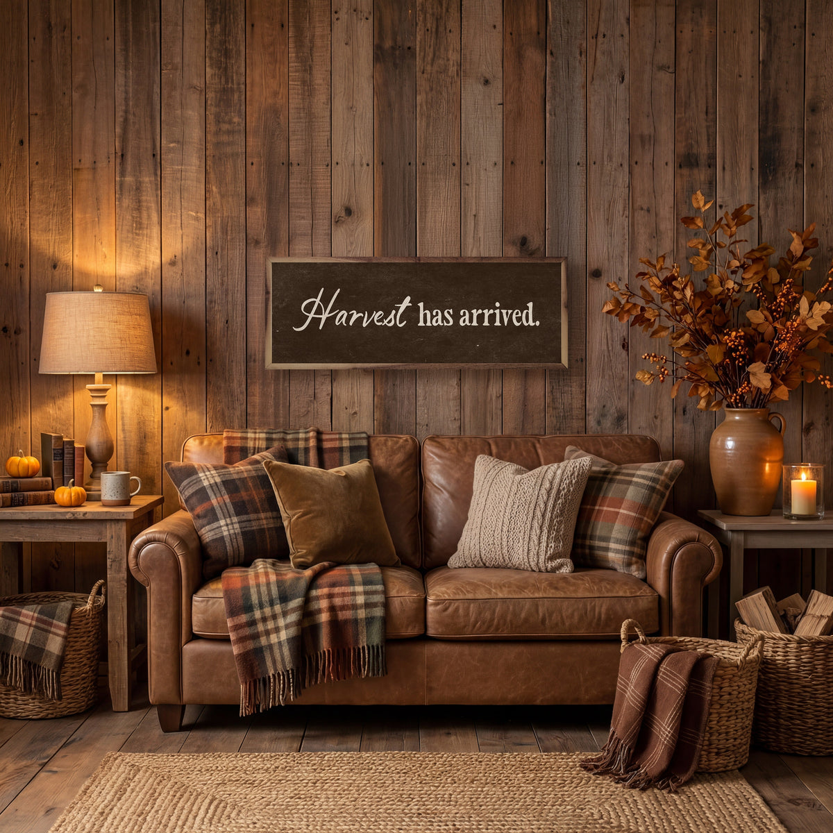Harvest Has Arrived Printed and Framed Wall Sign