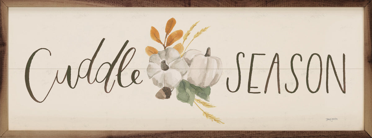 Hello Pumpkin VII Cuddle By Jenaya Jackson Printed and Framed Wall Sign