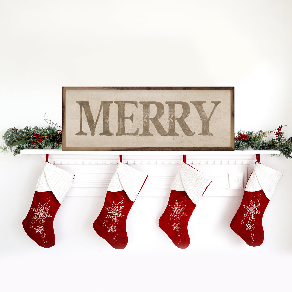 Sand Merry Printed and Framed Wall Sign