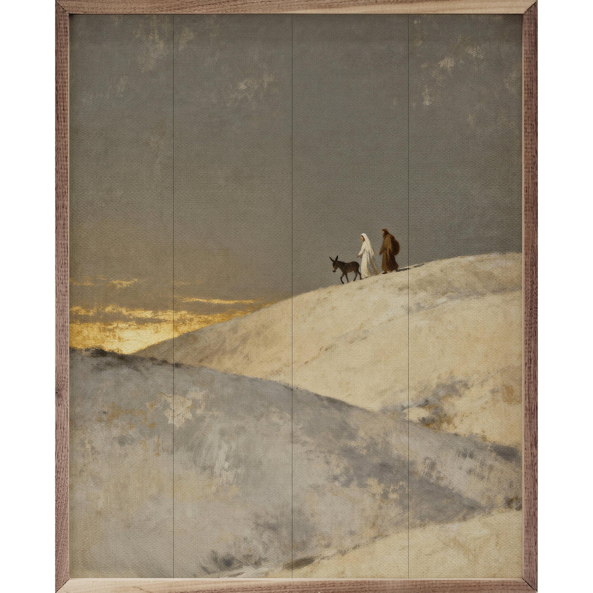 Traveling Mary Printed and Framed Wall Sign