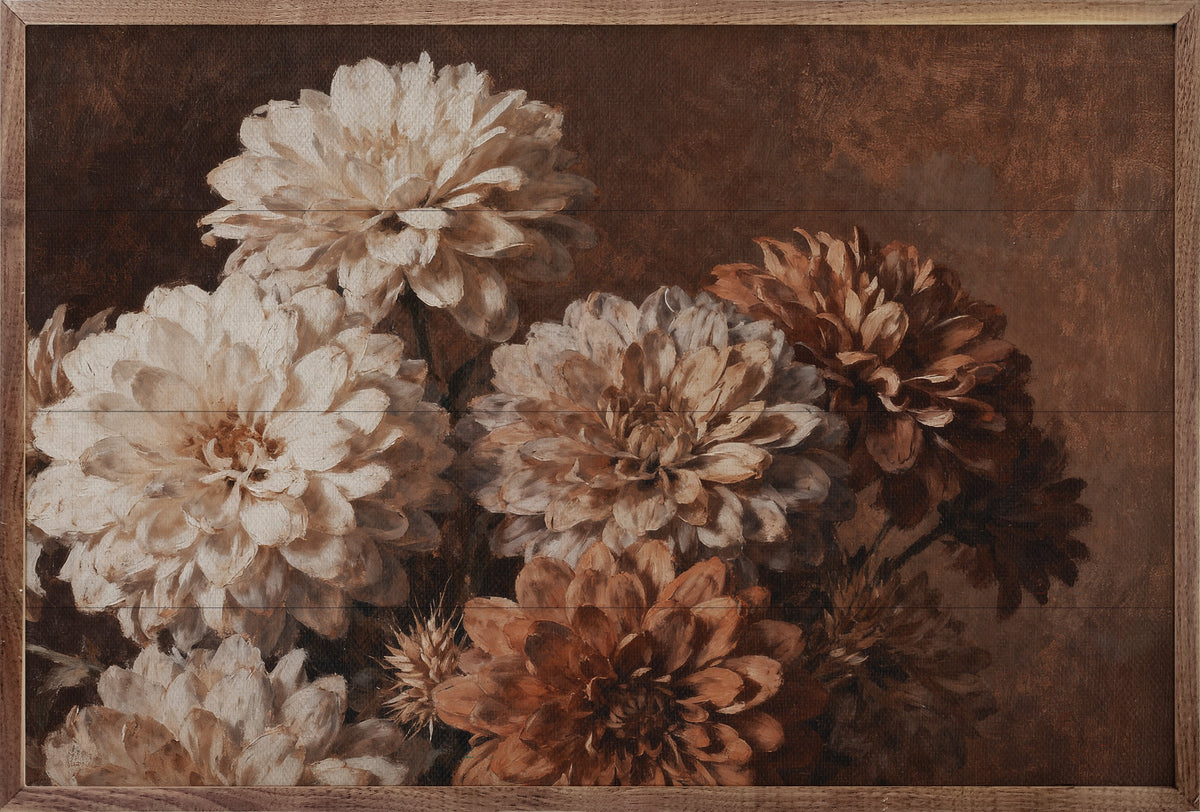 Mum Bouquet Printed and Framed Wall Sign
