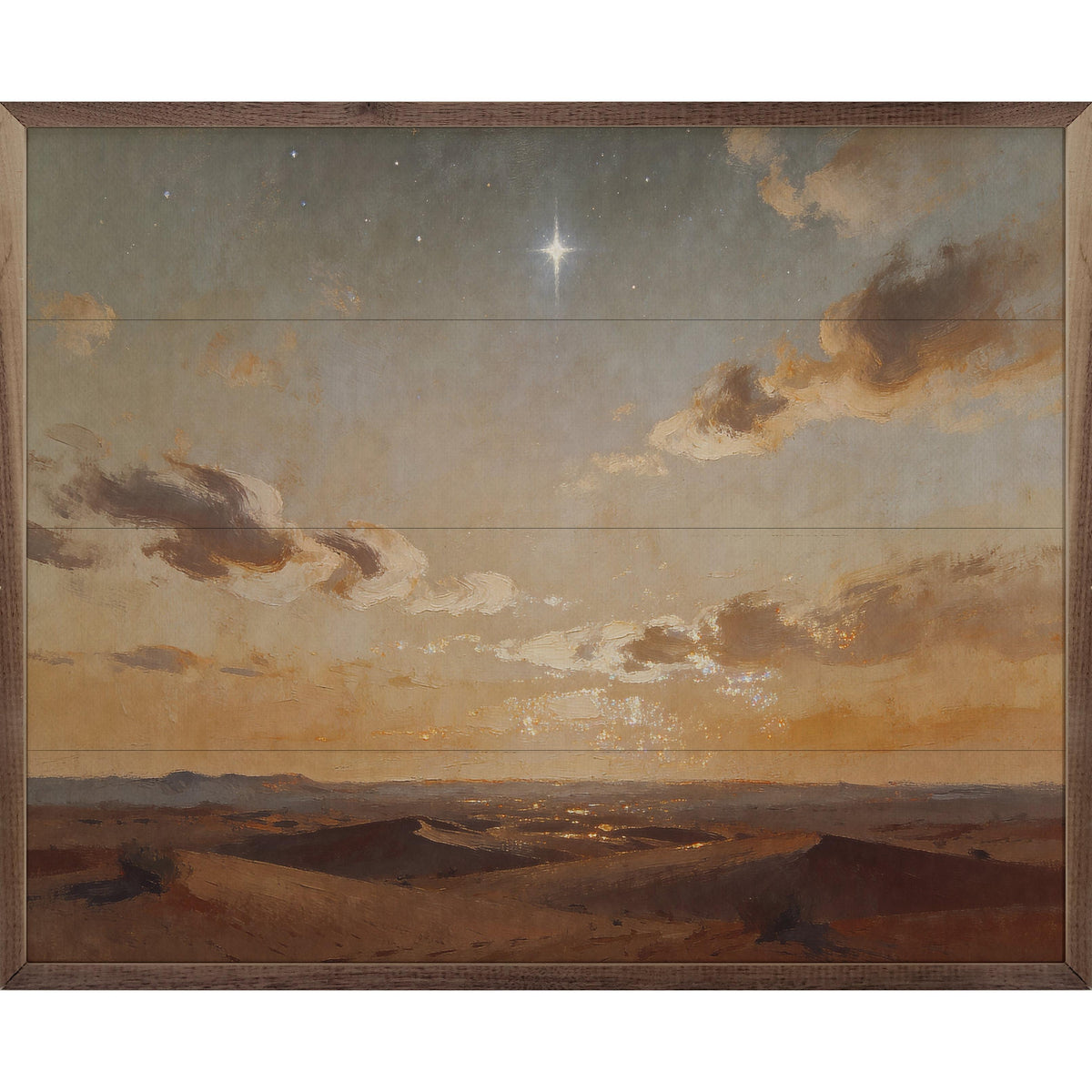 North Star Printed and Framed Wall Sign