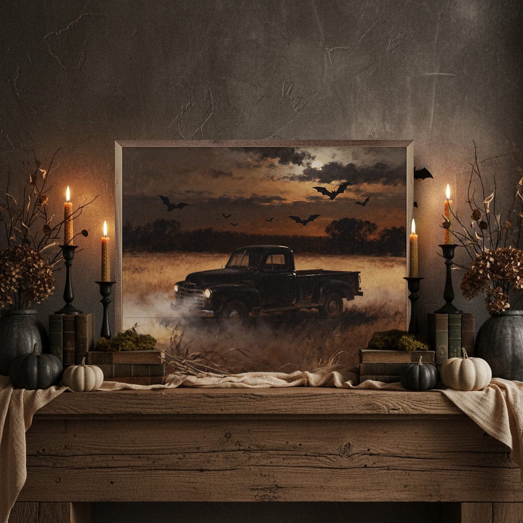 Kendrick Home Walnut Frames Truck At Night