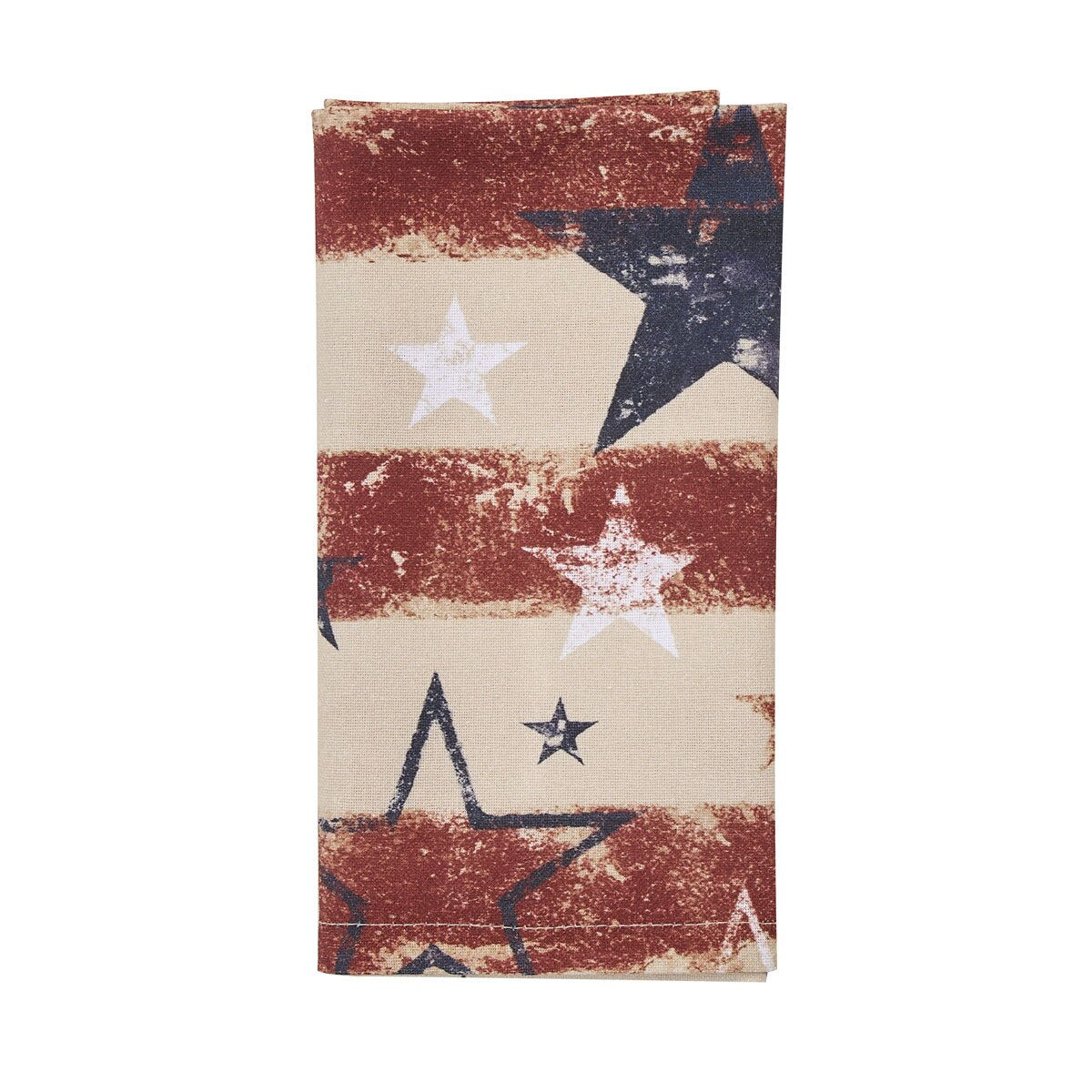 Distressed Flag Printed Napkin Set of 2