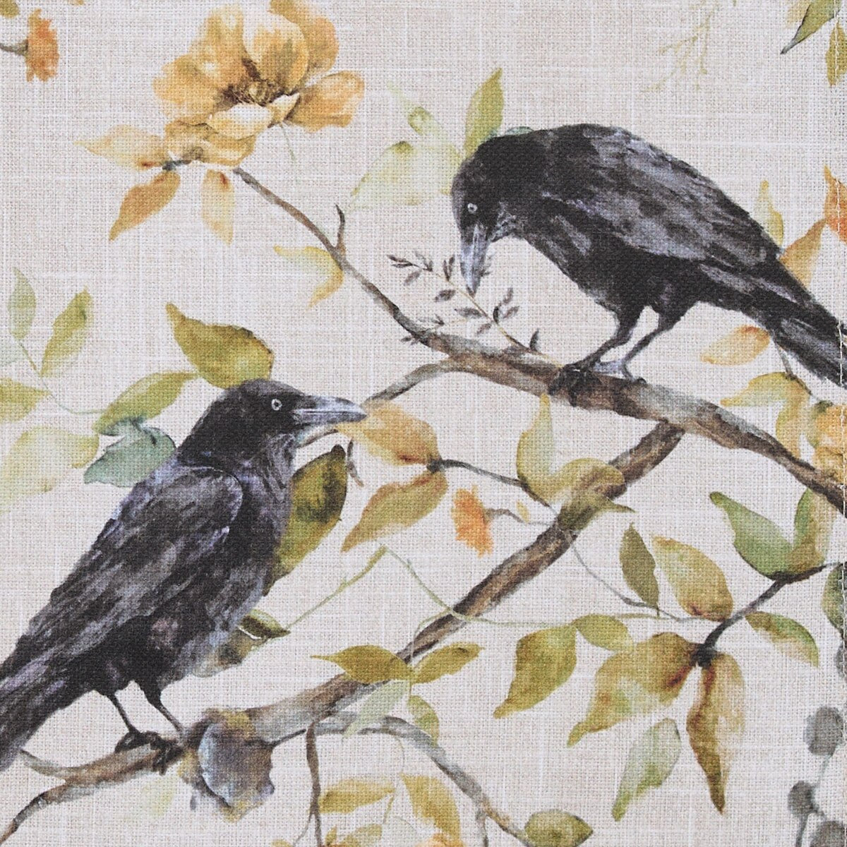 Charming Crow Printed Placemat Set of 2