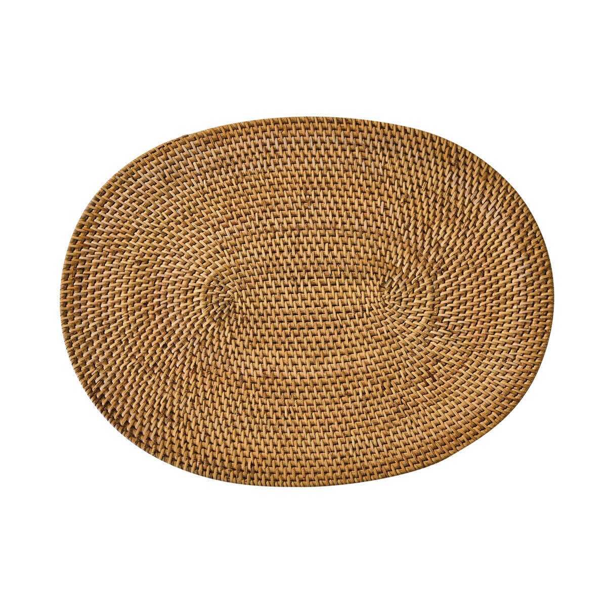 Rattan Placemat Oval Set of 2