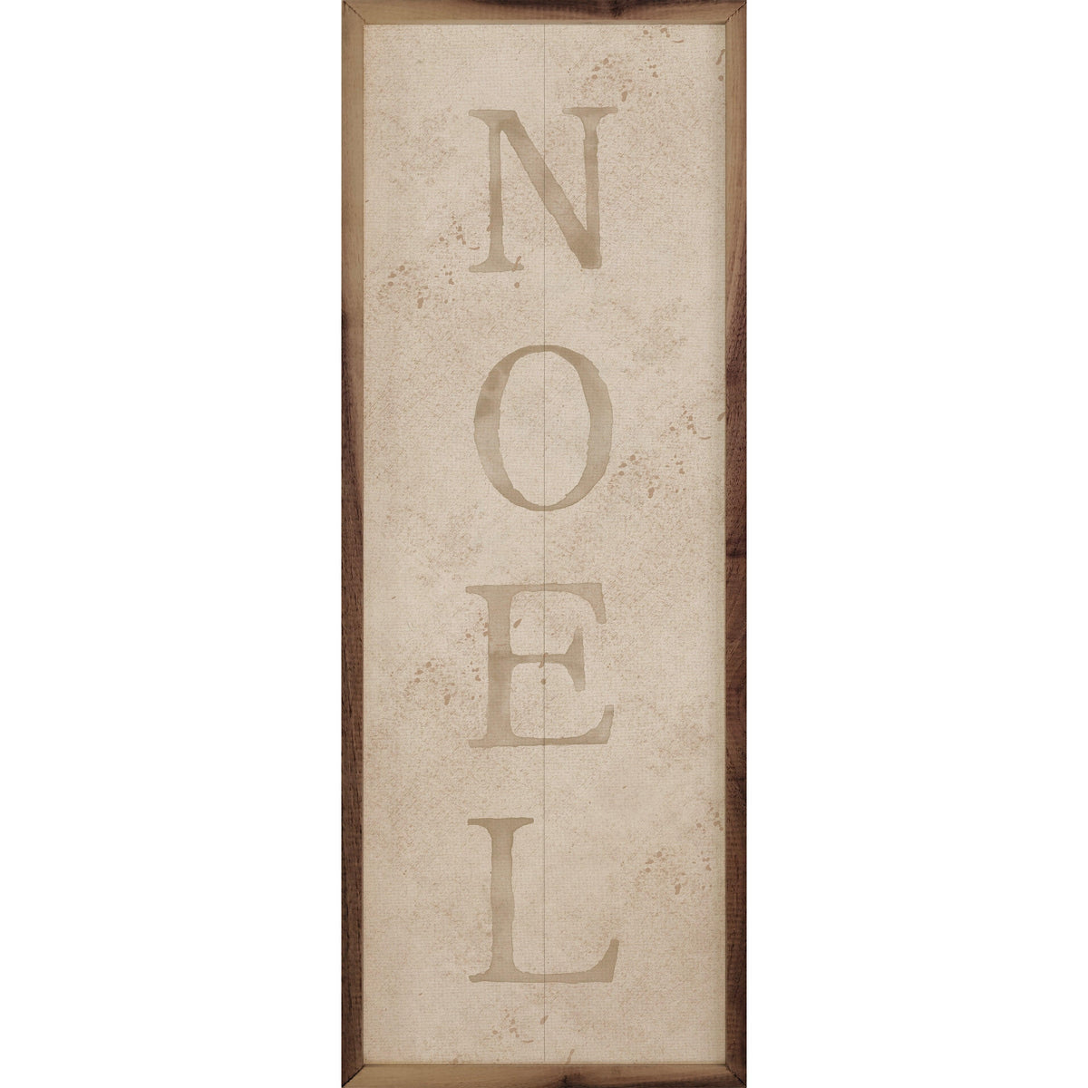 Vintage Noel Printed and Framed Wall Sign