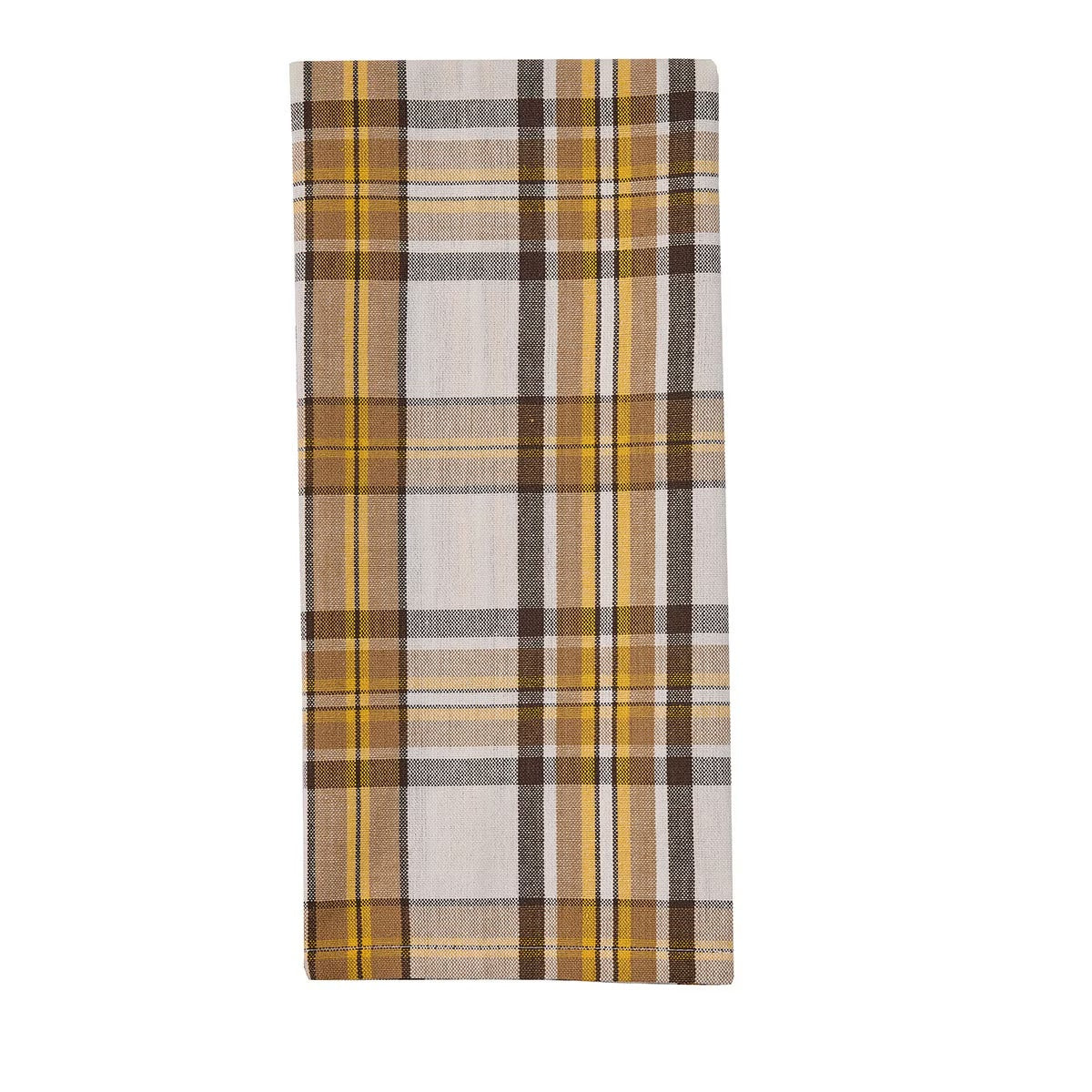 Maize Plaid Dishtowel Set of 2