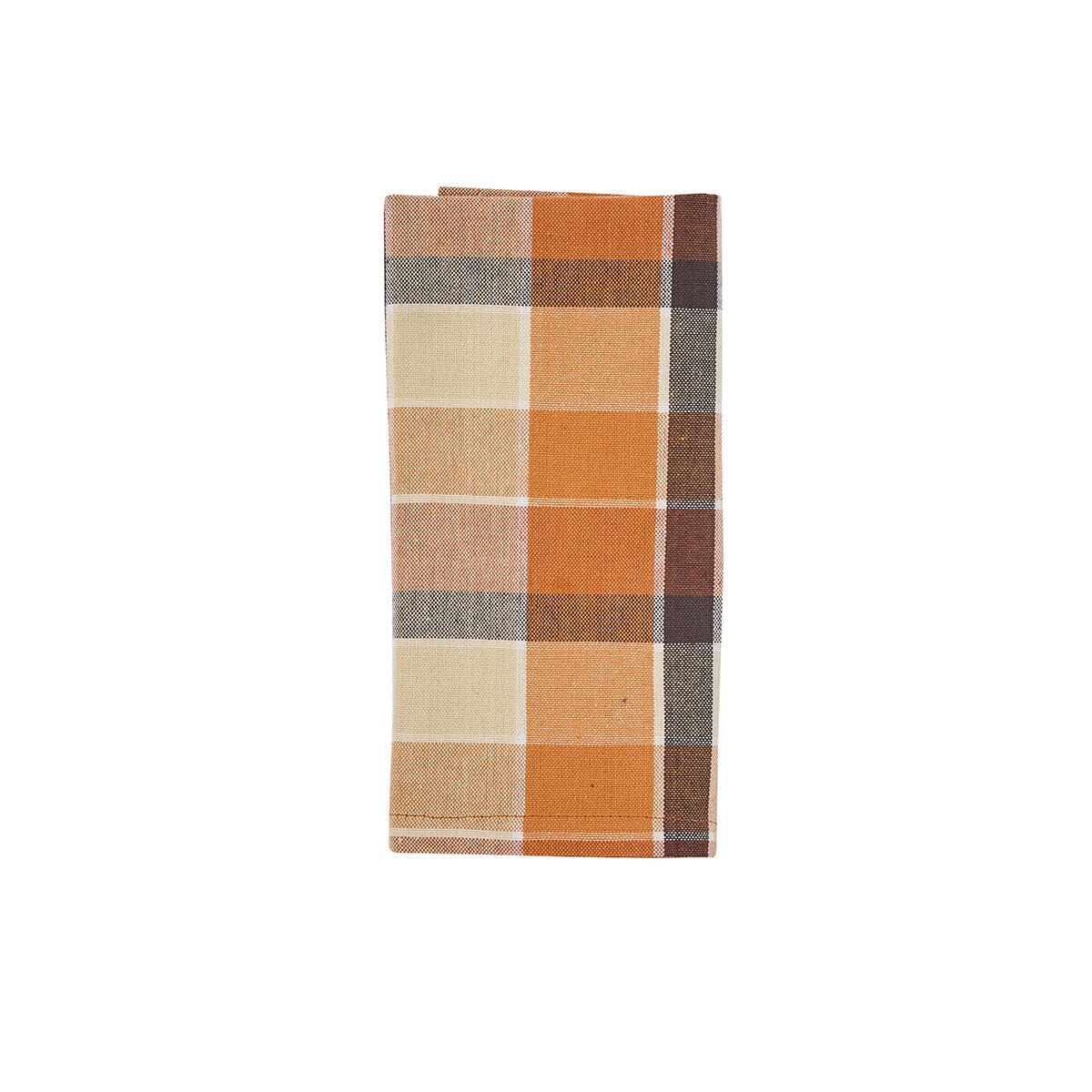 Rustic Fall Porch Plaid Napkin Set of 2