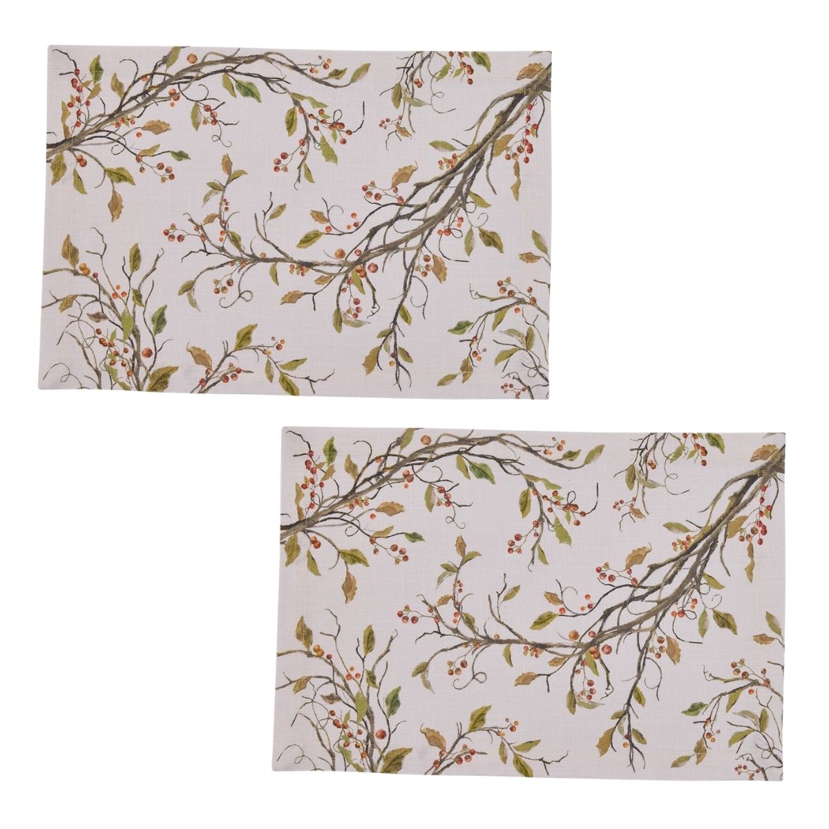 Fall Berries Printed Placemat Set of 2