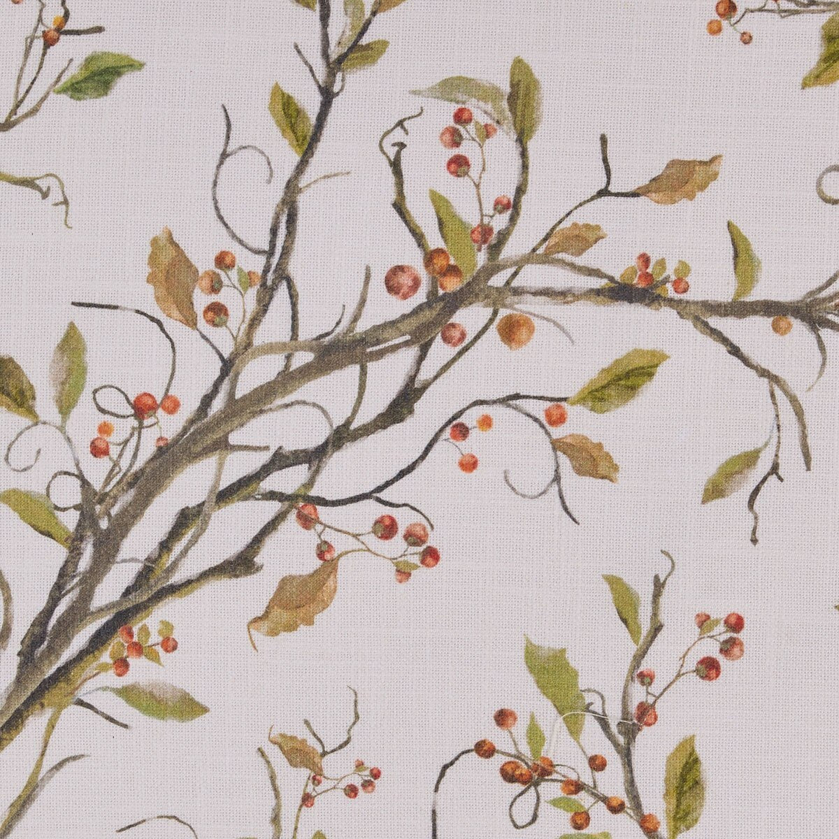 Fall Berries Printed Table Runner 36" Long