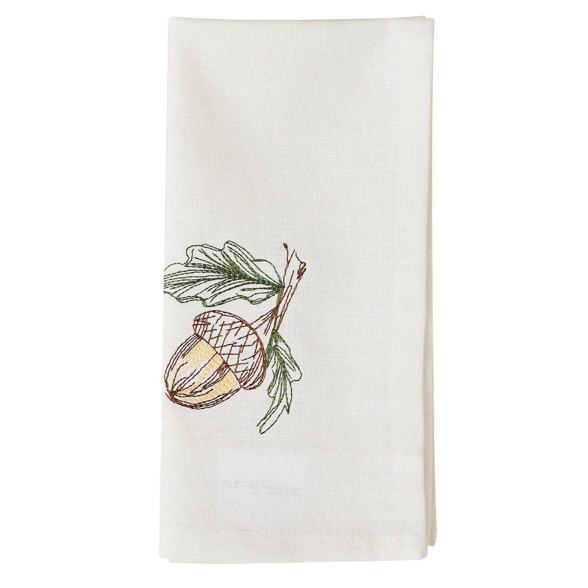 Acorns Embroidered Napkin Set of 2