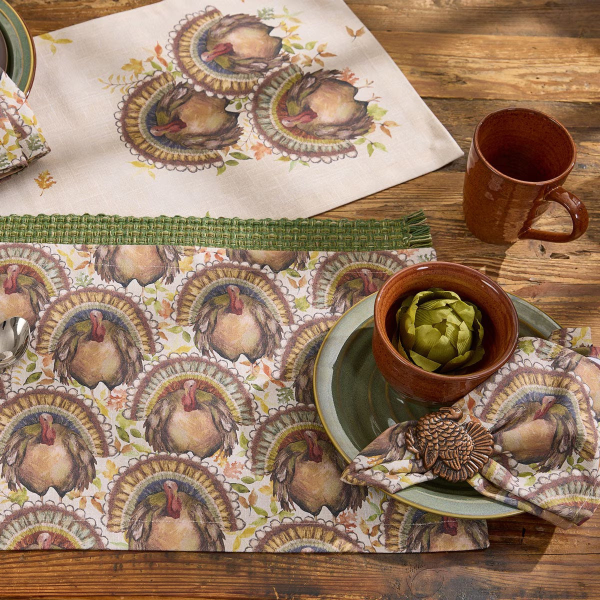 Tom Turkey Printed Placemat Set of 2
